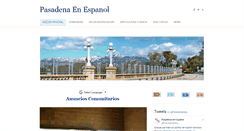 Desktop Screenshot of pasadenaenespanol.com